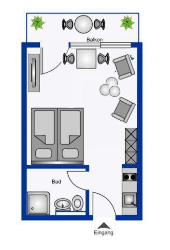 Nordland Appartements - Wohnung Suedfall Wyk auf Föhr Eksteriør bilde